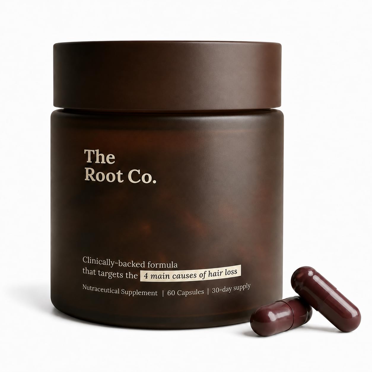 The Original The Root Co Hair Growth Supplement 60ct - Clinically Validated