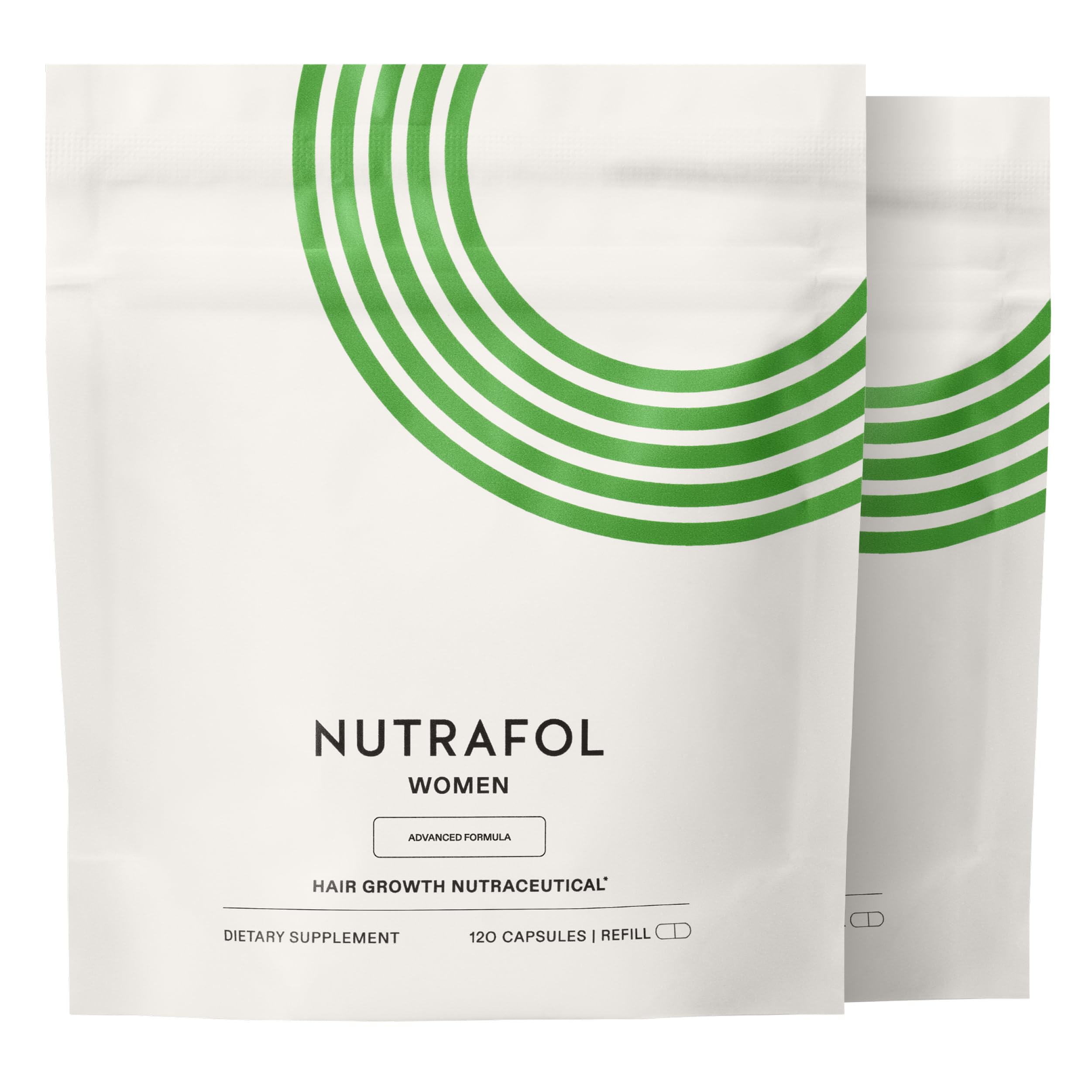 Nutrafol Women Hair Growth Supplements, Ages 18-44, 2-Month Pouches
