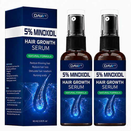5% Minoxidil Spray for Women Hair Growth: Minoxidil for Men - Extra Strength Hair Regrowth Treatment – Hair Growth - Revitalize Hair Follicles - Regrow Thicker Fuller Hair – Hair Loss Solution - 2Pack
