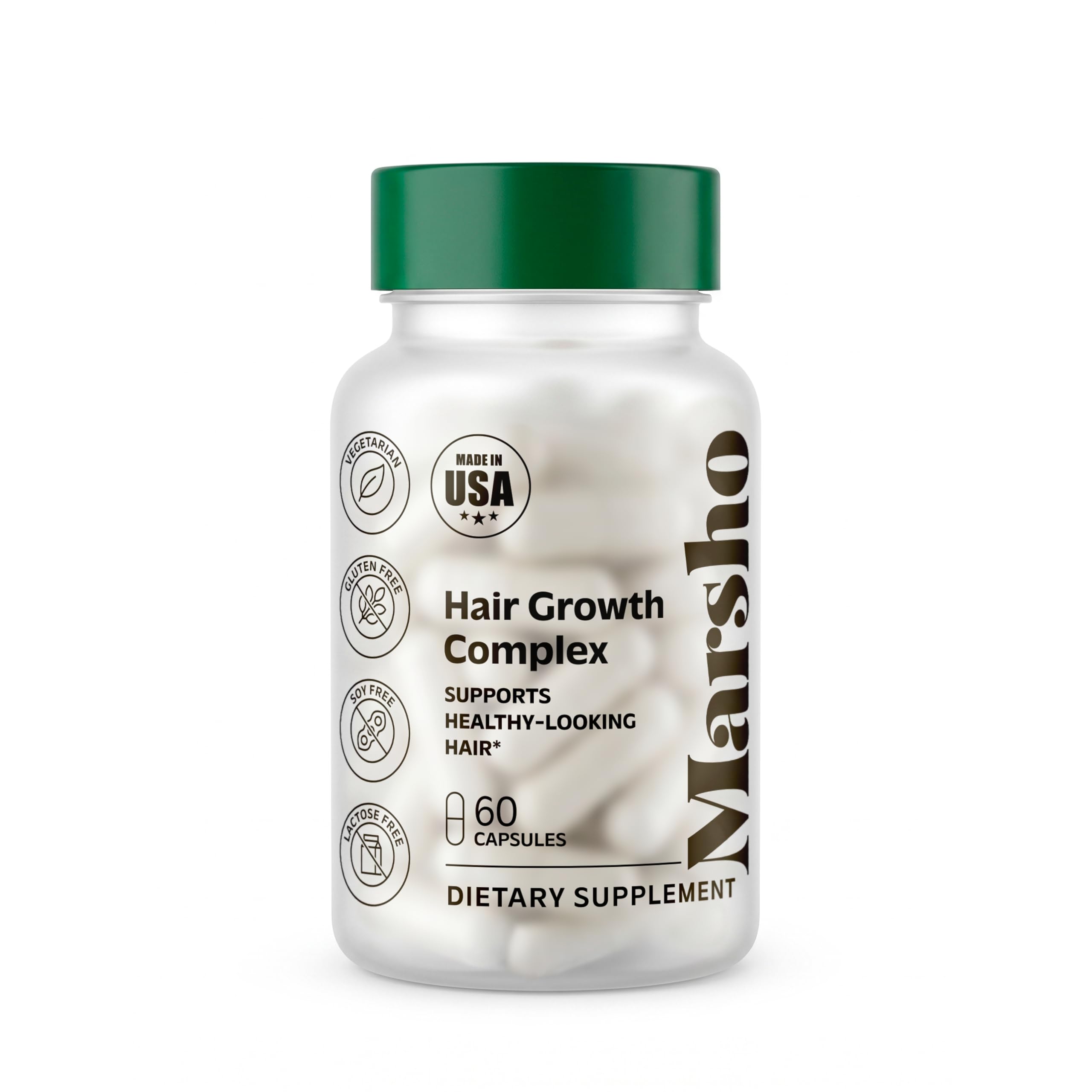 MARSHO Hair Growth Supplement for Women – Biotin, Zinc & Amino Acids