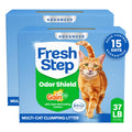 Fresh Step Advanced Odor Shield Clumping Cat Litter with Gain, 18.5 lb, 2Pk