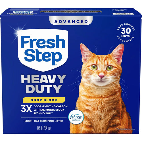 Fresh Step Advanced Heavy Duty Multi Cat Clumping Cat Litter, 17.5 lb.