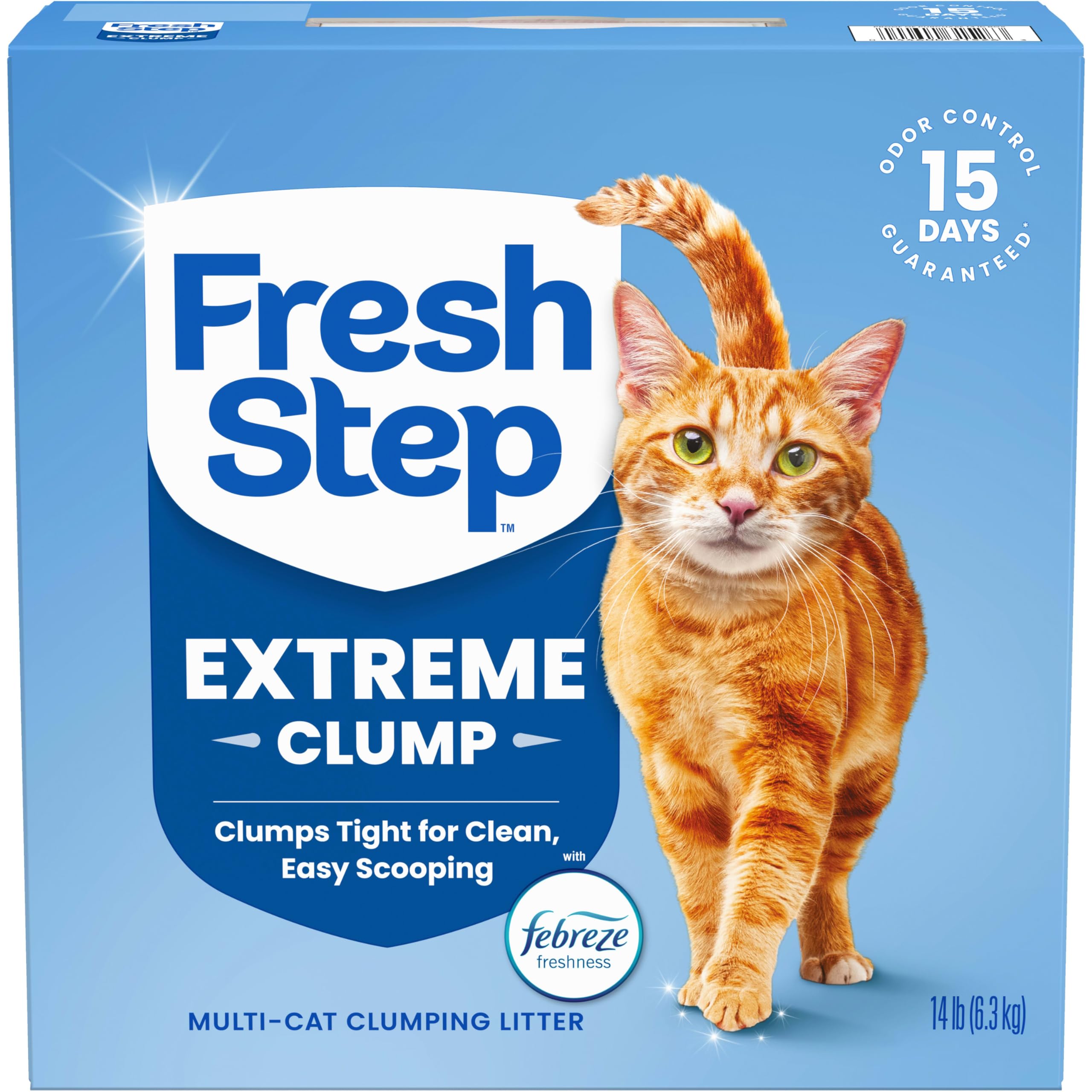 Fresh Step Extreme Clump Multi Cat Clumping Cat Litter, 14 lb.
