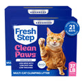 Fresh Step Advanced Clean Paws Multi Cat Clumping Cat Litter, 18.5 lb, 2 Pk