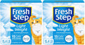Fresh Step Clumping Cat Litter, Lightweight, Extreme, Long Lasting Odor Control Kitty Litter with Activated Charcoal, Low Dust Formula, 15.4 lb (Pack of 2)